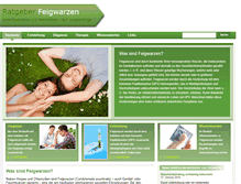 Tablet Screenshot of feigwarzen.net